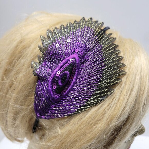 Purple Headband Hair Accessory - Picture 3 of 6